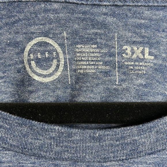 NWOT Neff Womens Blue T Shirt Stretch Short Sleeves Size 3XL PLUS SIZE - Picture 3 of 4